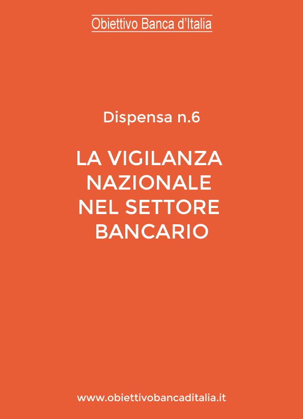 Copertina dispensa 6 - Obiettivo Banca d'Italia
