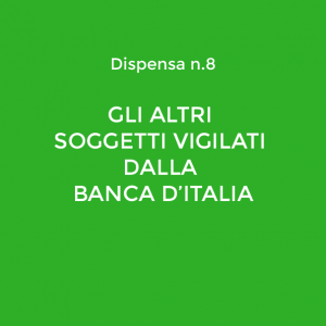 Copertina dispensa 8 - Obiettivo Banca d'Italia