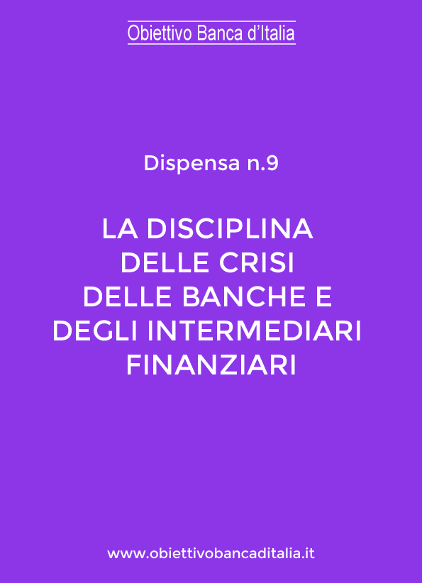 Copertina dispensa 9 - Obiettivo Banca d'Italia