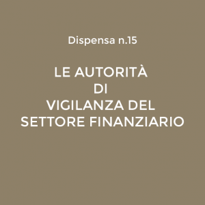 Copertina dispensa 15 - Obiettivo Banca d'Italia