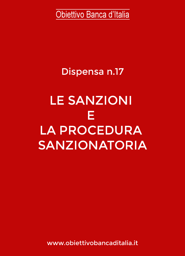 Copertina dispensa 17 - Obiettivo Banca d'Italia